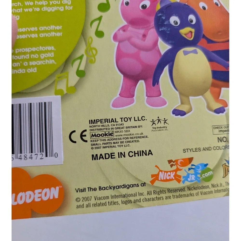 Backyardigans Toy Instruments Harmony Harmonica Wonder‎ Whistle Nickelodeon 2007